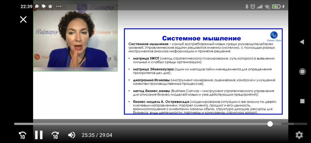 Годовая онлайн-программа Виктории Шухат Управленец - Опытный руководитель в коммерческой организации