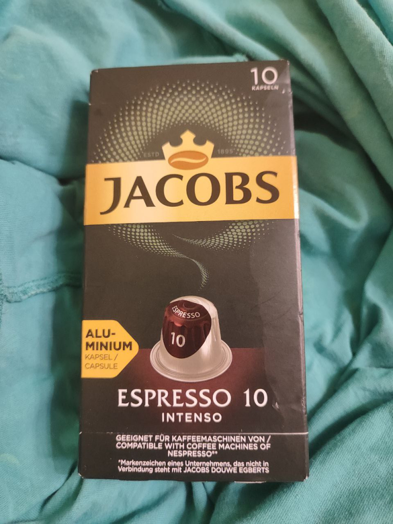Капсулы Jacobs Espresso Intenso 10 - Люблю кофе