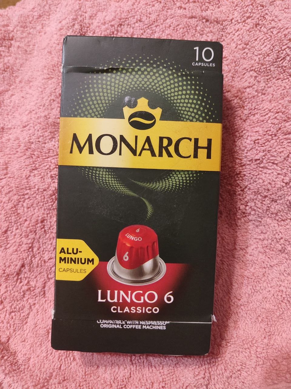 Monarch Lungo 6 Classico для системы Nespresso в алюминиевых капсулах - Мне понравился