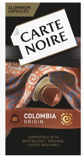 Кофе в алюминиевых капсулах Carte Noire Colombia Origin - Получается отличный кофе