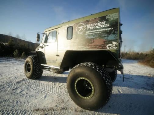 Sever Trucks - Внедорожники, вездеходы, болотоходы. - Маленький танк