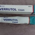 Отзыв о VERRUTOL: Рабочий крем