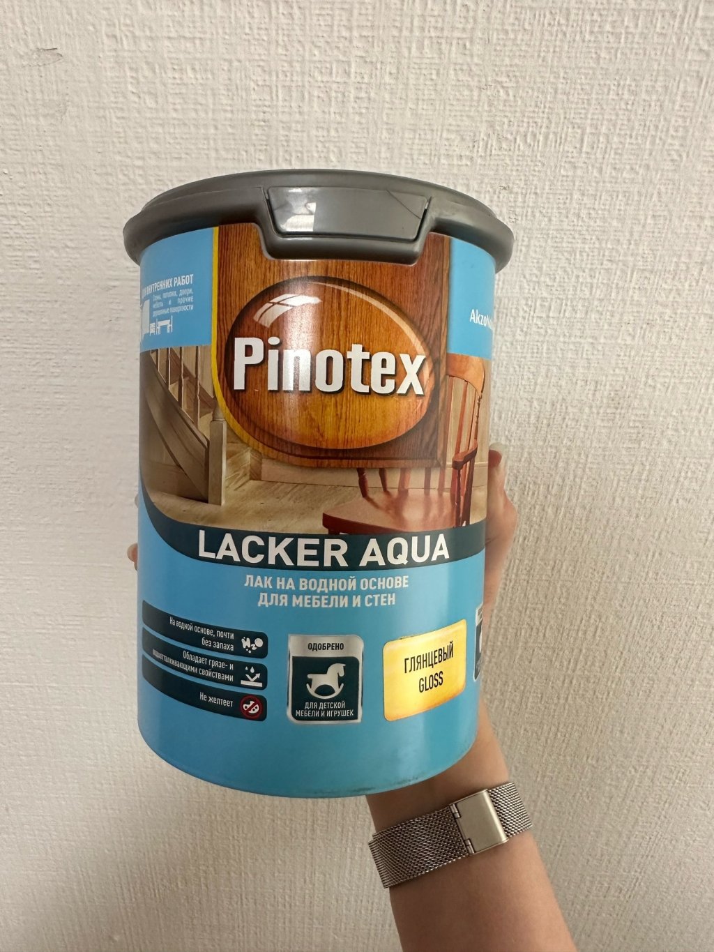Pinotex Lacker Aqua - Отличный лак для мебели и дерева