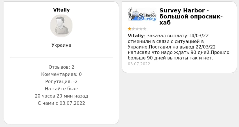 Survey Harbor - большая платформа интернет-заработка на опросах -