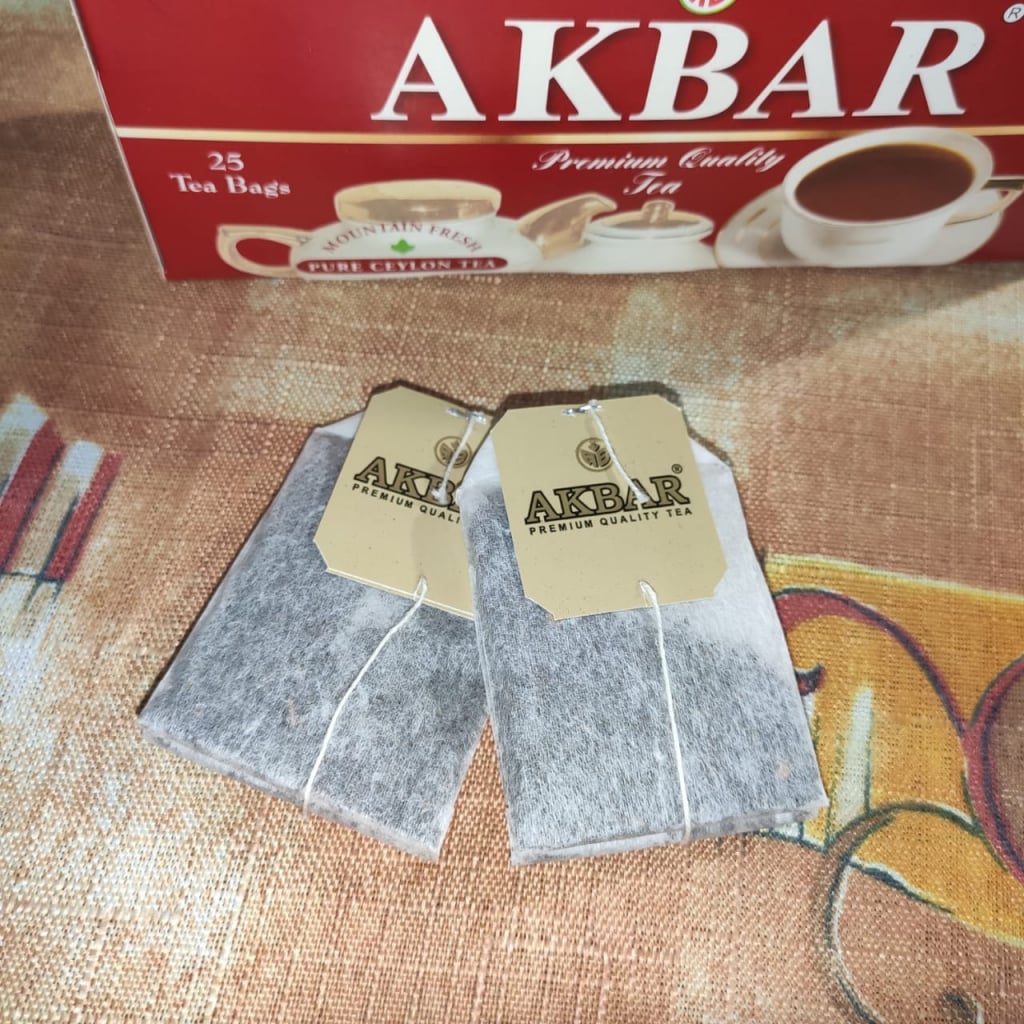 Чай Акбар - Akbar Красно-белая серия - любимый чай в пакетиках